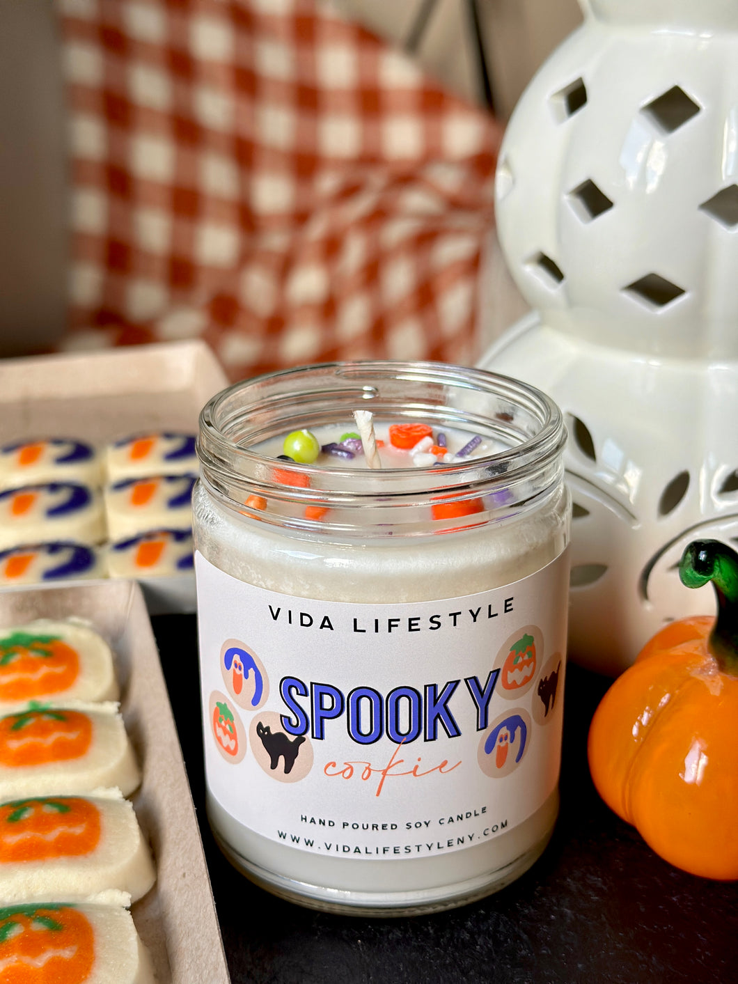 Spooky Cookie Candle